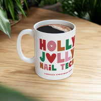 2024 Holly Jolly Nail Tech Mug 11oz - Cordoza Nail Supply