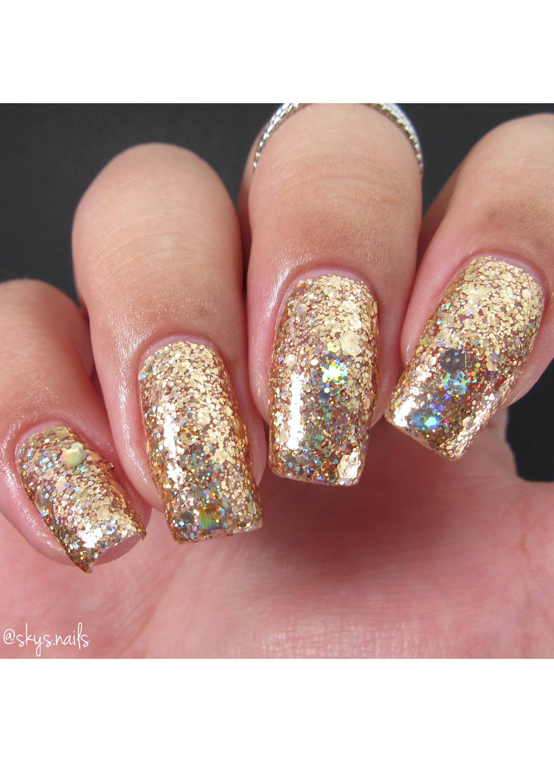 24K Chic - Holographic Polish - Cordoza Nail Supply