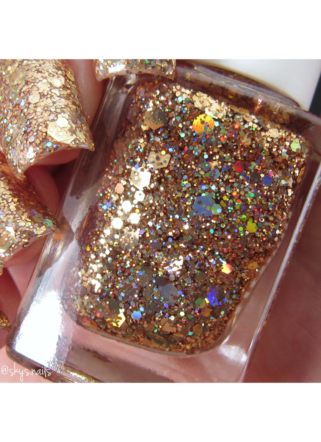 24K Chic - Holographic Polish - Cordoza Nail Supply