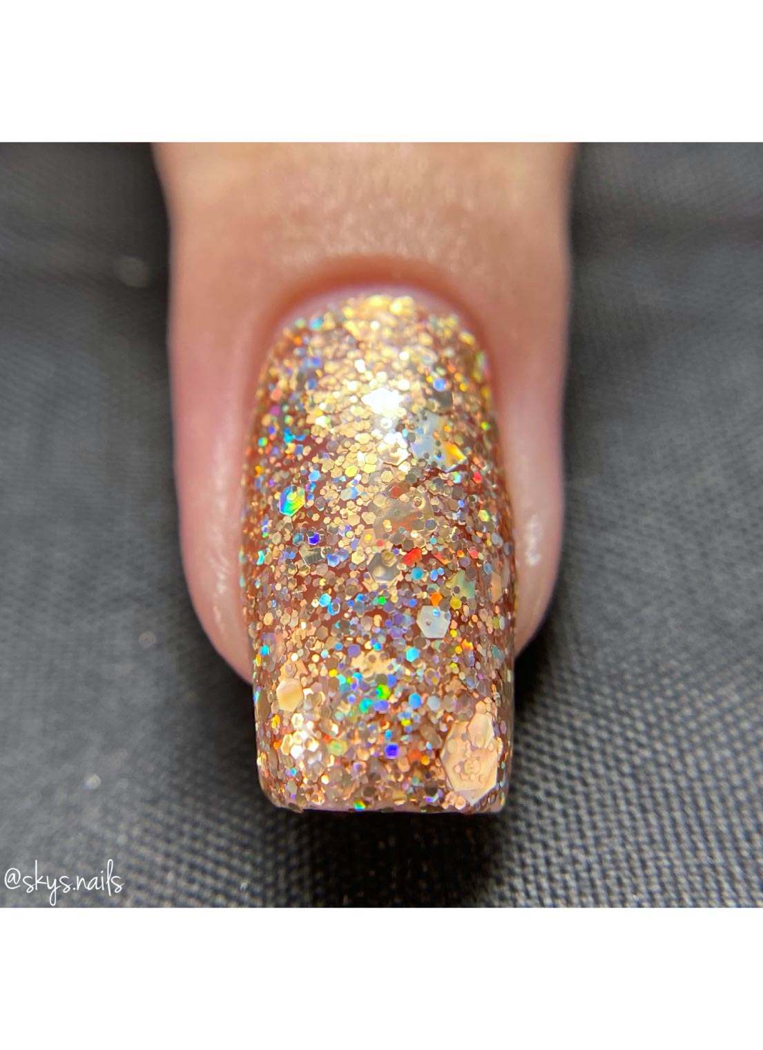 24K Chic - Holographic Polish - Cordoza Nail Supply