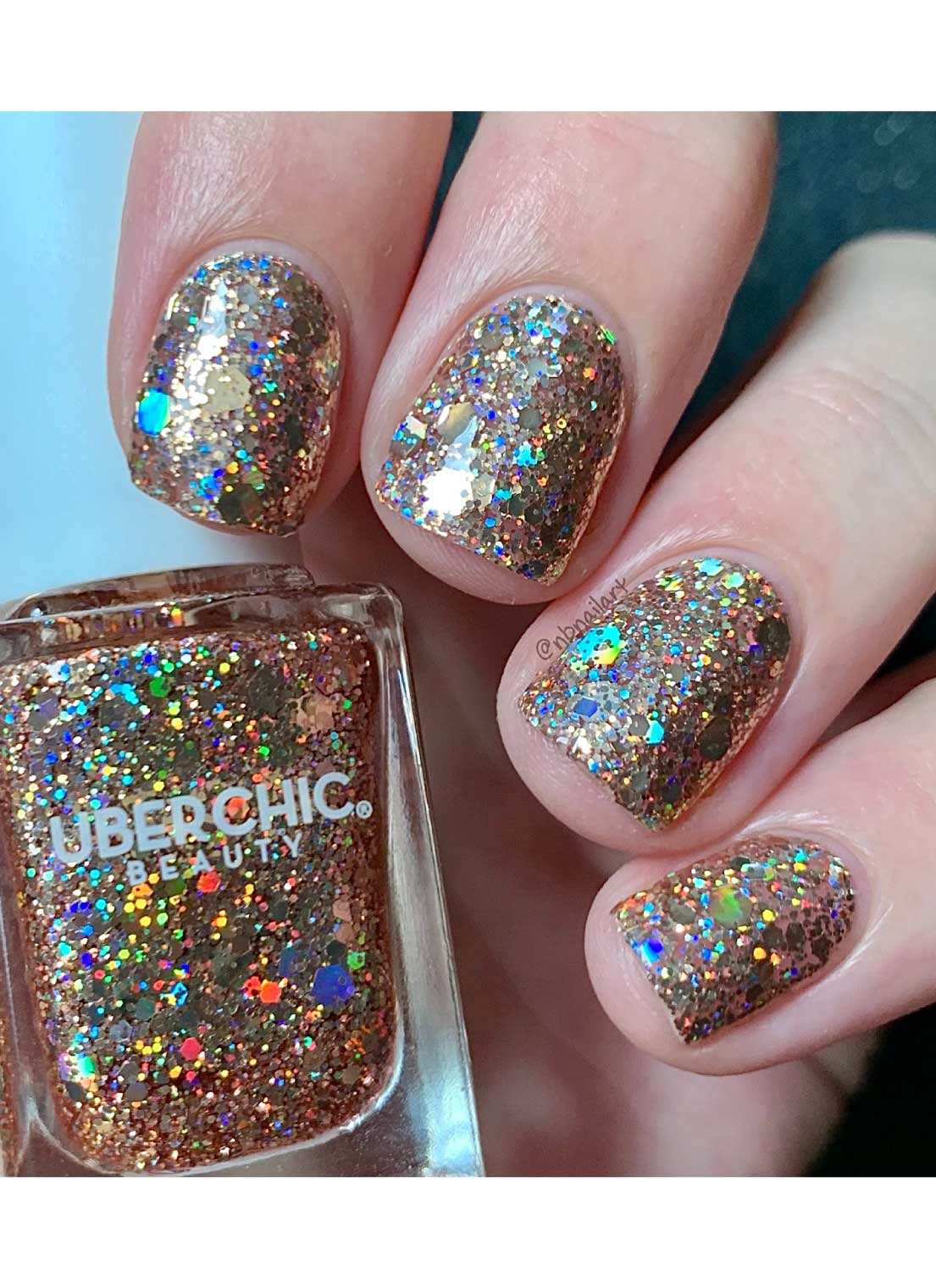 24K Chic - Holographic Polish - Cordoza Nail Supply