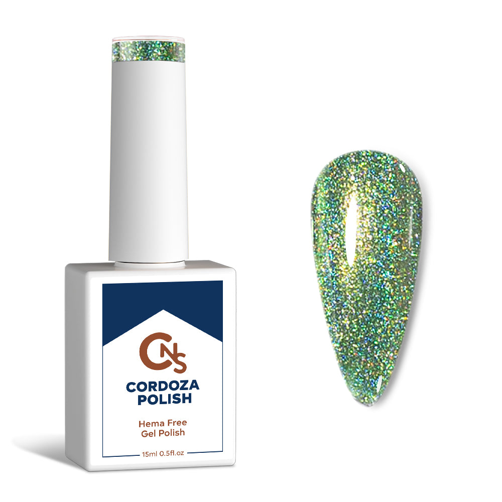 Shamrock Prism - CNS Hema Free Holographic Gel Polish