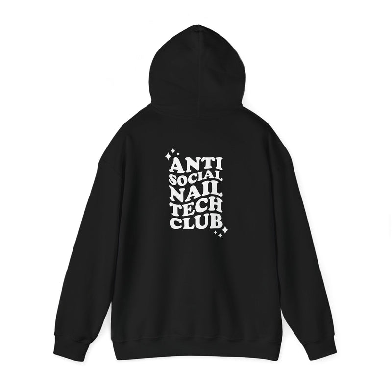 Anti Social Nail Tech Club | Hooded Sweatshirt - Cordoza Nail Supply