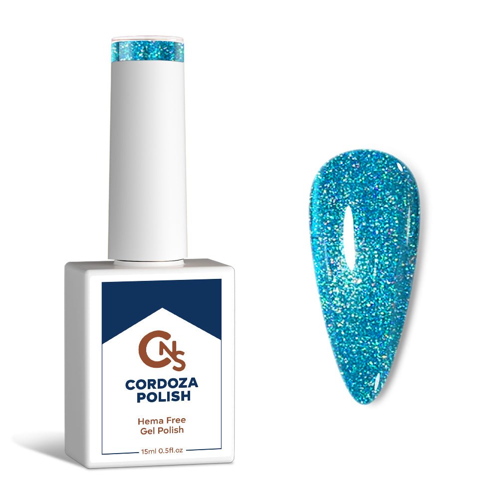 Arctic Twinkle - CNS Hema Free Holographic Gel Polish - Cordoza Nail Supply