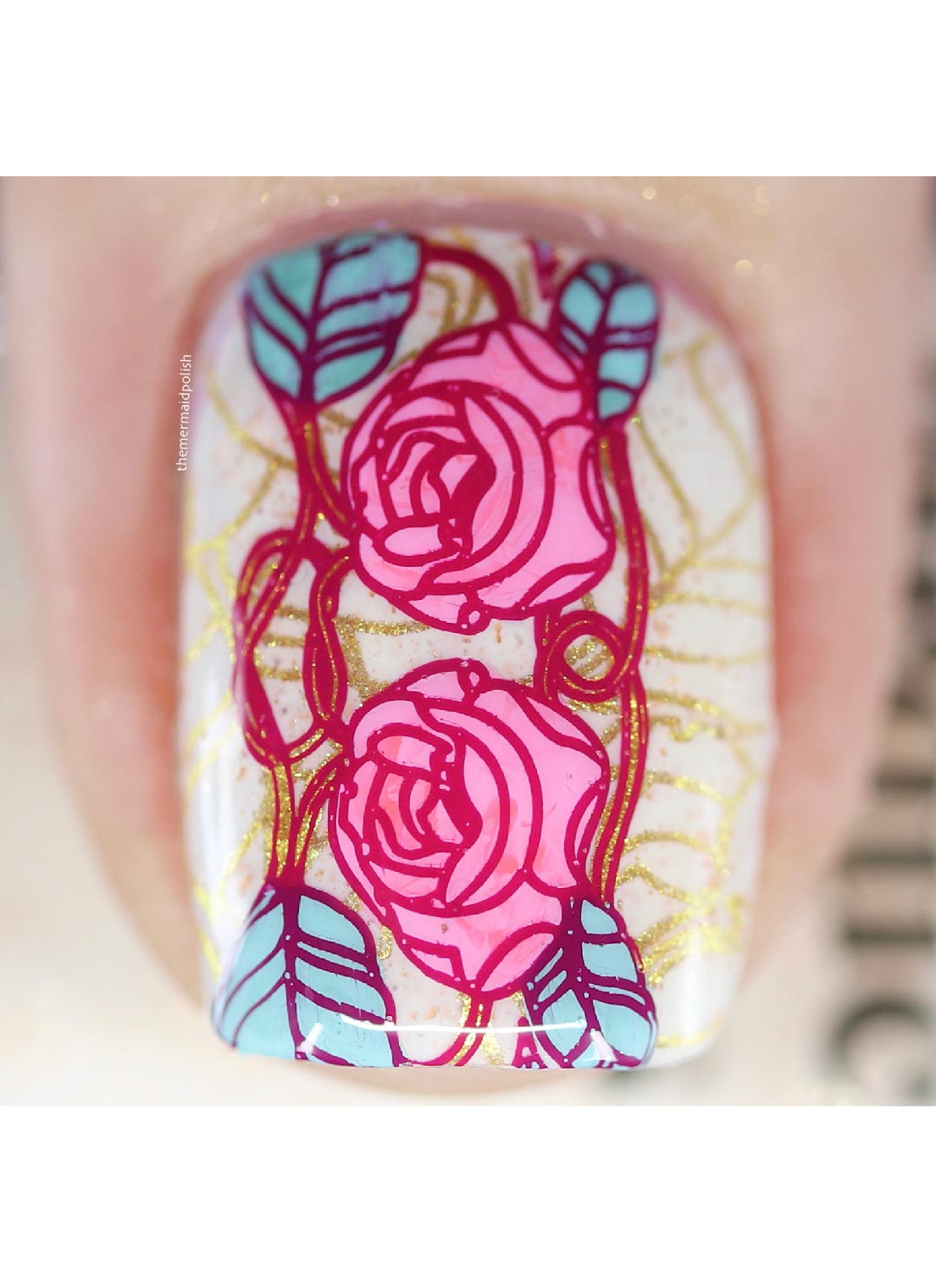 Art Deco Meets Art Nouveau Elements - Cordoza Nail Supply