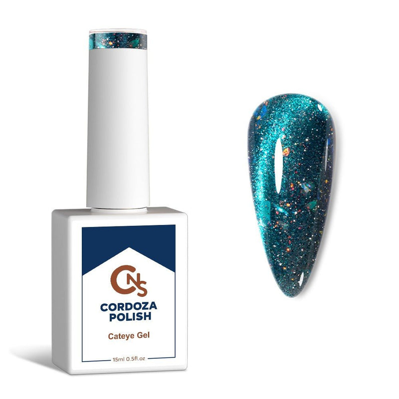 Blue Bird - CNS Hema Free Cateye Gel Polish - Cordoza Nail Supply