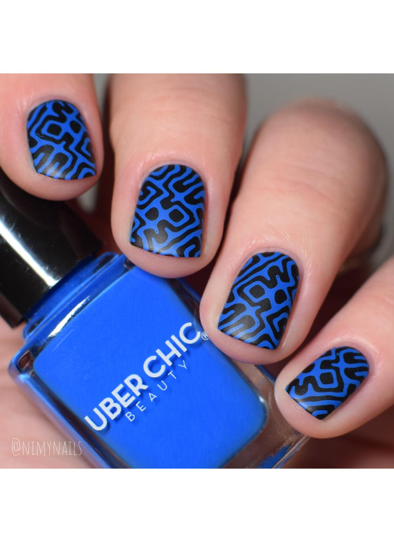 Blue My Mind - Stamping Polish - Cordoza Nail Supply