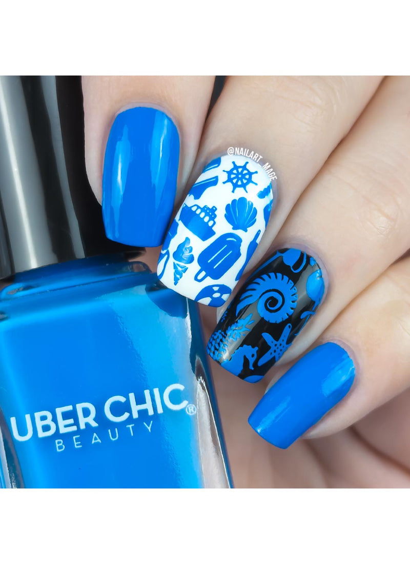 Blue My Mind - Stamping Polish - Cordoza Nail Supply