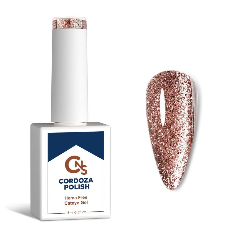 Bronzed Bandit - CNS Hema Free Cateye Gel Polish - Cordoza Nail Supply