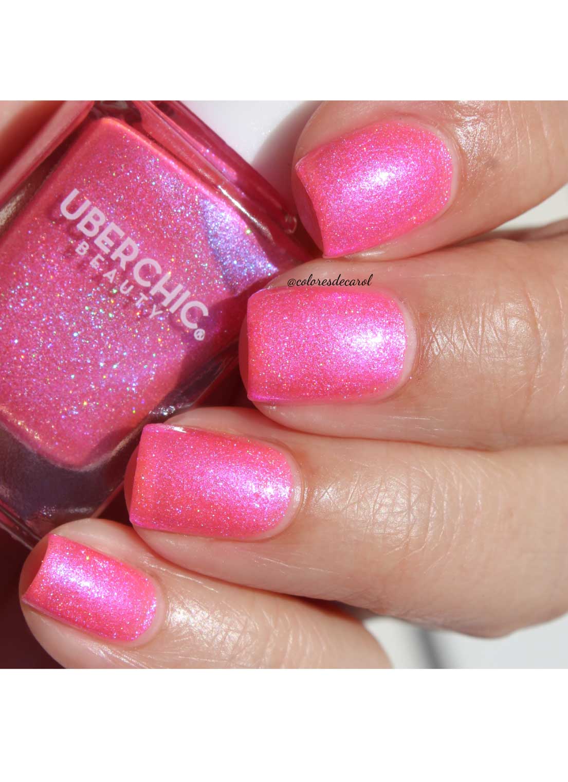 Bubblegum Princess - Holographic Polish - Cordoza Nail Supply