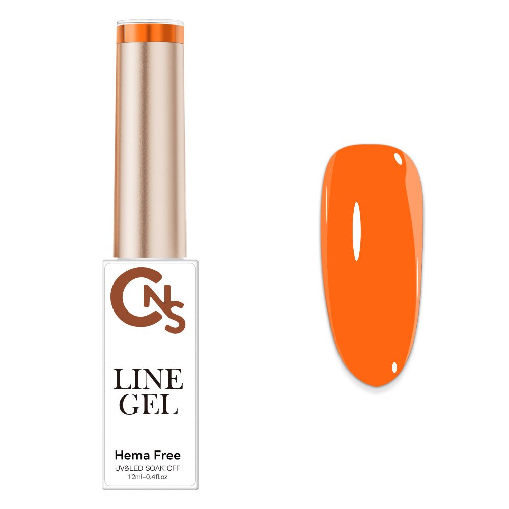 CNS Gel Liner - Glow Orange - Cordoza Nail Supply