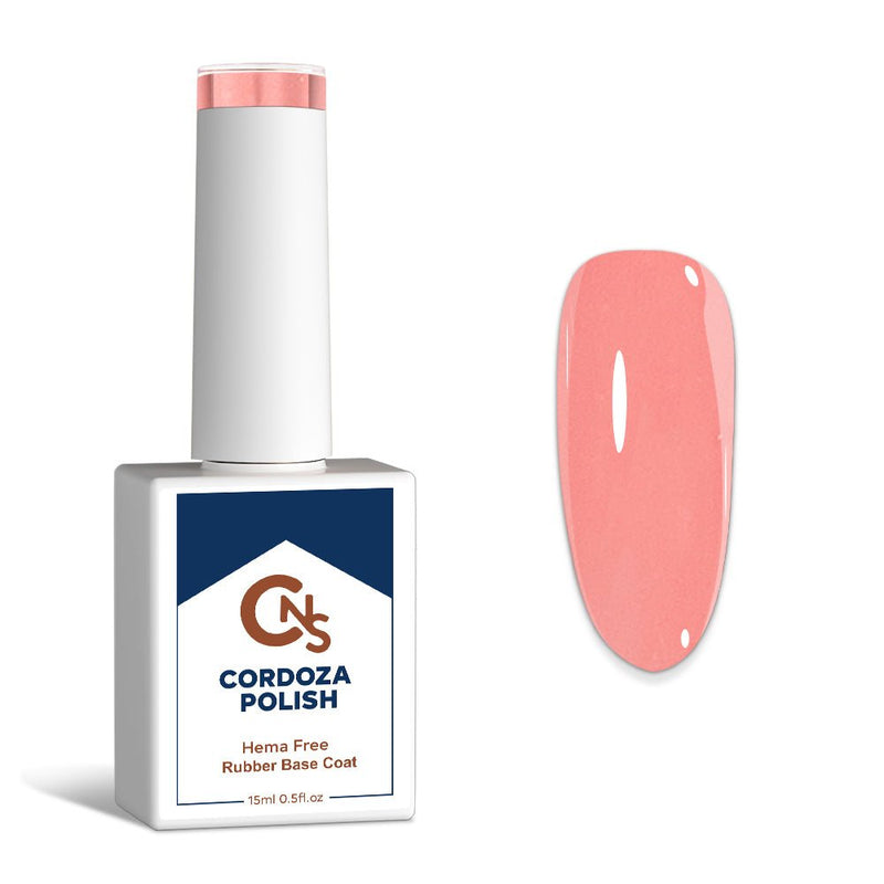 Coral Pink - CNS Rubber Base Gel - Cordoza Nail Supply