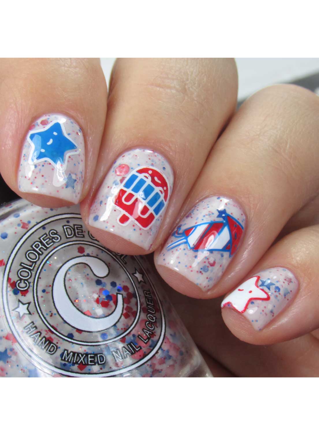 Fourth of July Kawaii - Cordoza Nail Supply