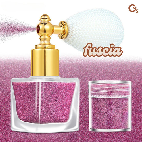 Fuscia - Holo Micro Sparkle Spritz Glitter - Cordoza Nail Supply