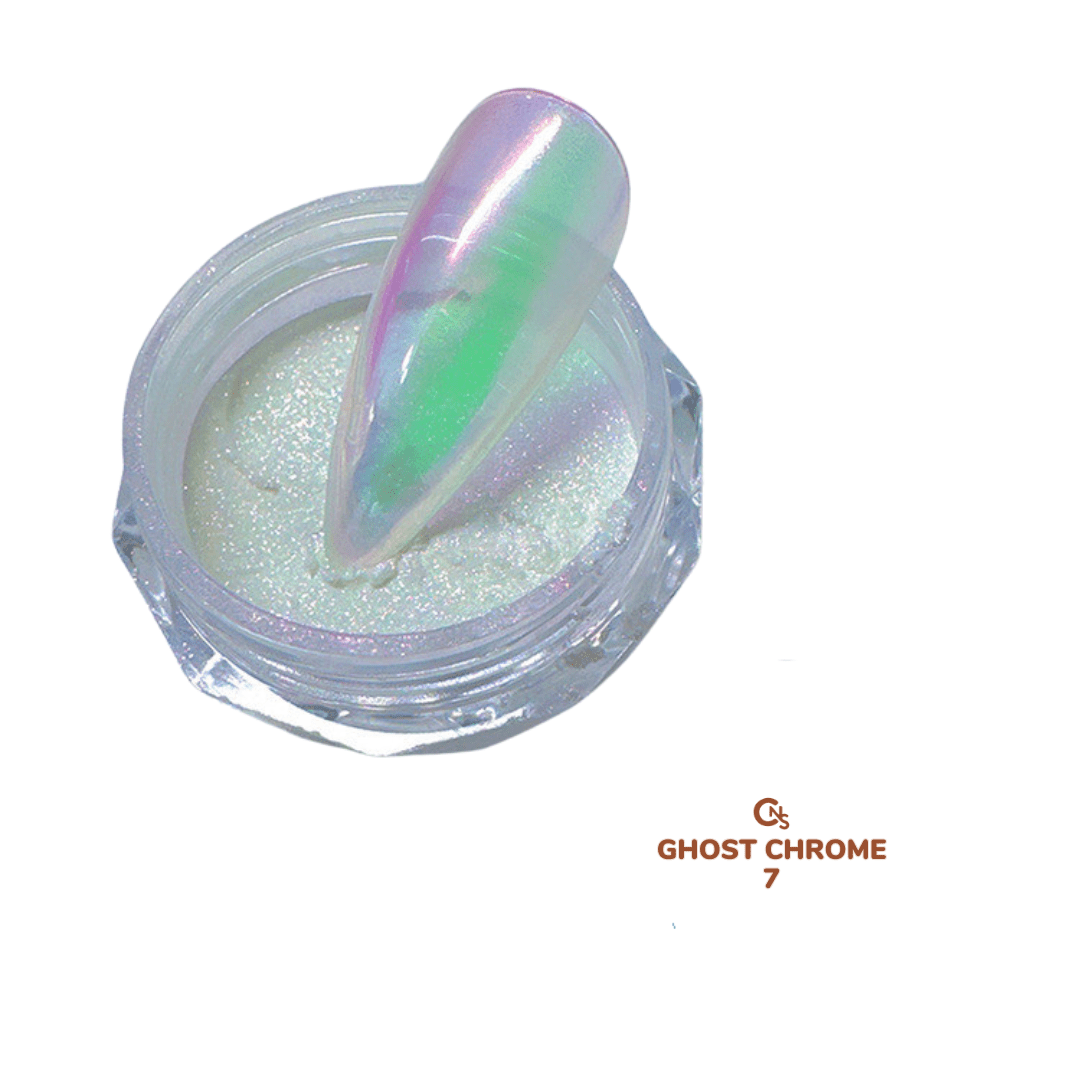 Ghost Chrome – #7 👻✨ - Cordoza Nail Supply