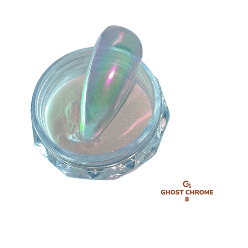 Ghost Chrome – #8 👻✨ - Cordoza Nail Supply