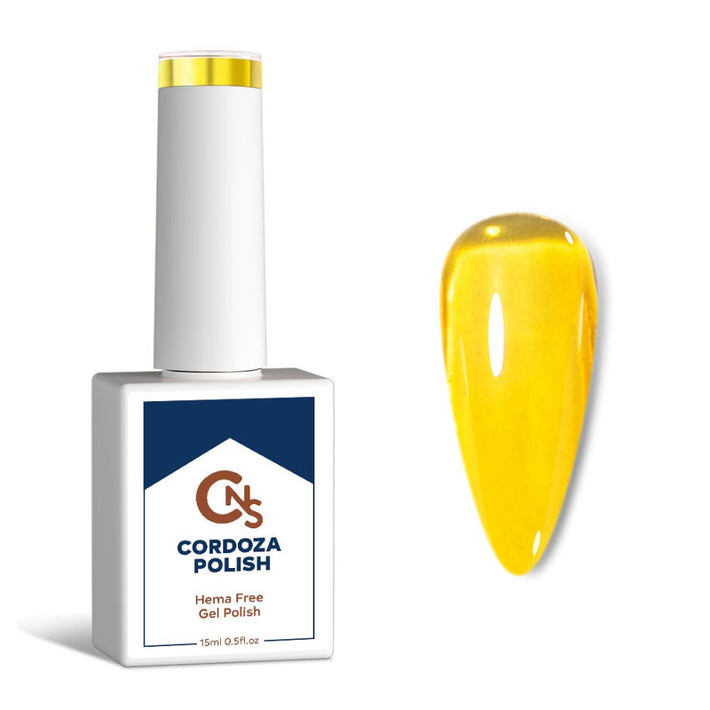 Golden Drizzle - CNS Hema Free Jelly Gel Polish - Cordoza Nail Supply