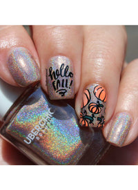 It's Pumpkin Spice Season - Holographic Polish - Cordoza Nail Supply