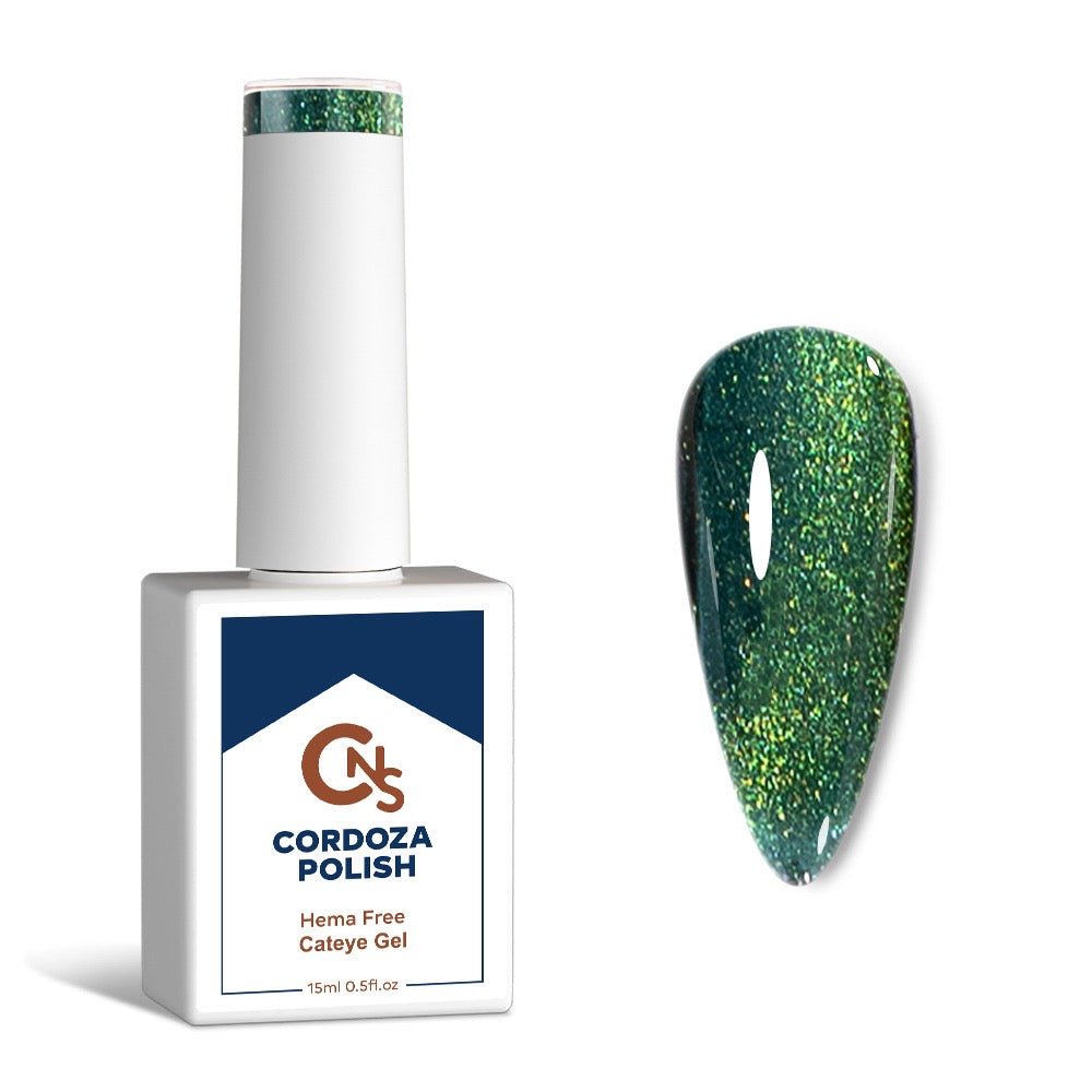 Jade - icious - CNS Hema Free Cateye Gel Polish - Cordoza Nail Supply