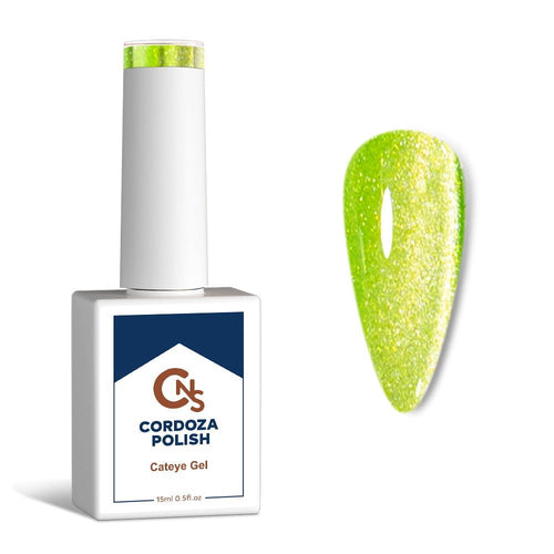 Key Lime Pie - CNS Hema Free Cateye Gel Polish - Cordoza Nail Supply