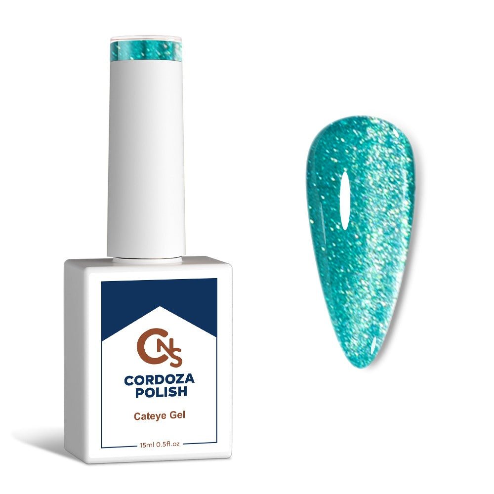 Mermaid Splash - CNS Hema Free Cateye Gel Polish - Cordoza Nail Supply