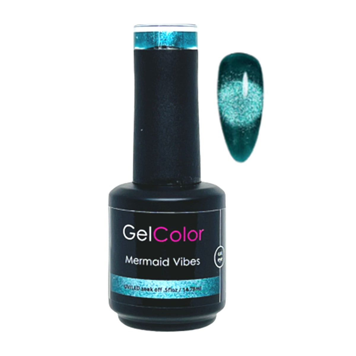 Mermaid Vibes - Reflective Cat Eye Gel Polish - Cordoza Nail Supply