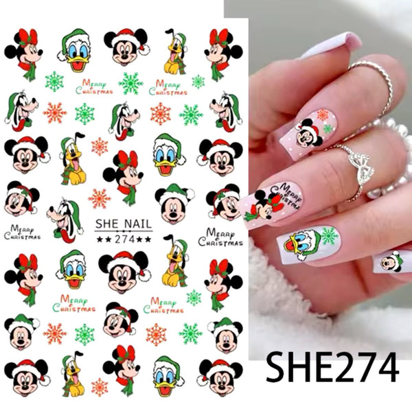 Mickey Pluto Nail Sticker Decals #274 - Cordoza Nail Supply