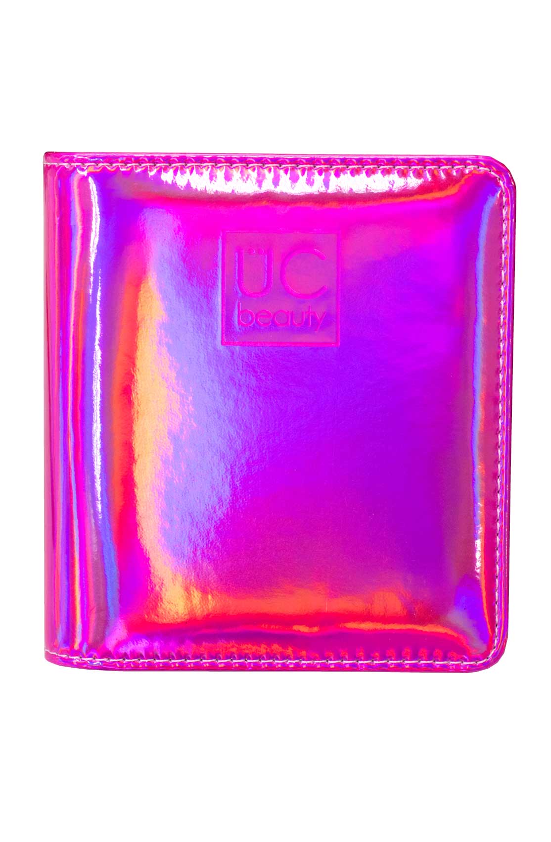 Mini Hot Pink Holographic Nail Stamp Storage Binder - Cordoza Nail Supply