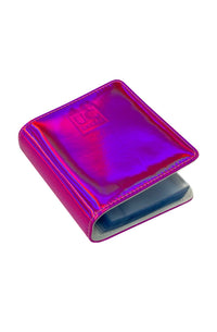 Mini Hot Pink Holographic Nail Stamp Storage Binder - Cordoza Nail Supply