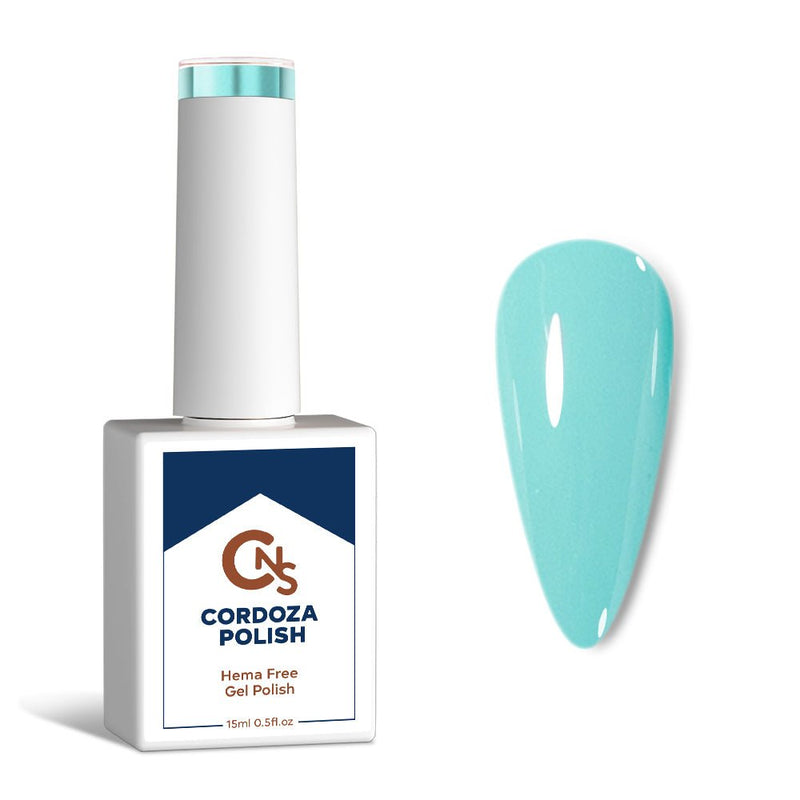 Mint Fluff - CNS Hema Free Gel Polish - Cordoza Nail Supply