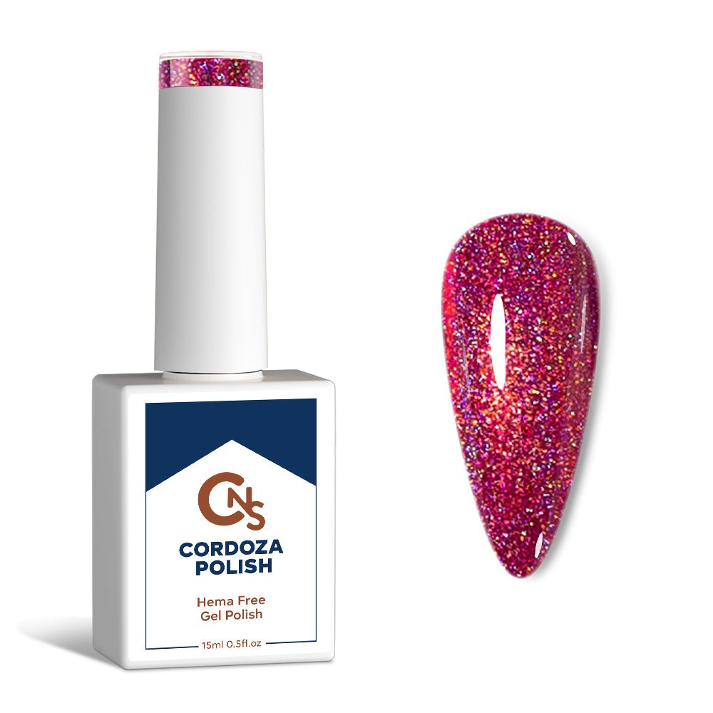 Mulberry - CNS Hema Free Holographic Gel Polish - Cordoza Nail Supply