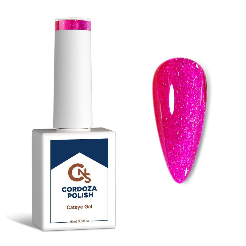 Pink Lemonade - CNS Hema Free Cateye Gel Polish - Cordoza Nail Supply