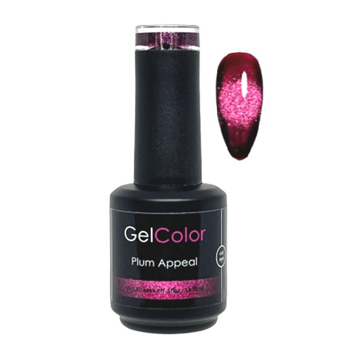 Plum Appeal - Reflective Cat Eye Gel Polish - Cordoza Nail Supply