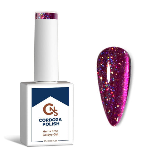 Quartz Whisper - CNS Hema Free Cateye Gel Polish - Cordoza Nail Supply