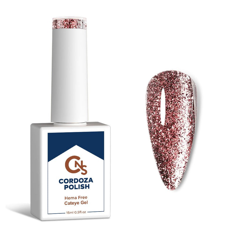 Rose Riot - CNS Hema Free Cateye Gel Polish - Cordoza Nail Supply