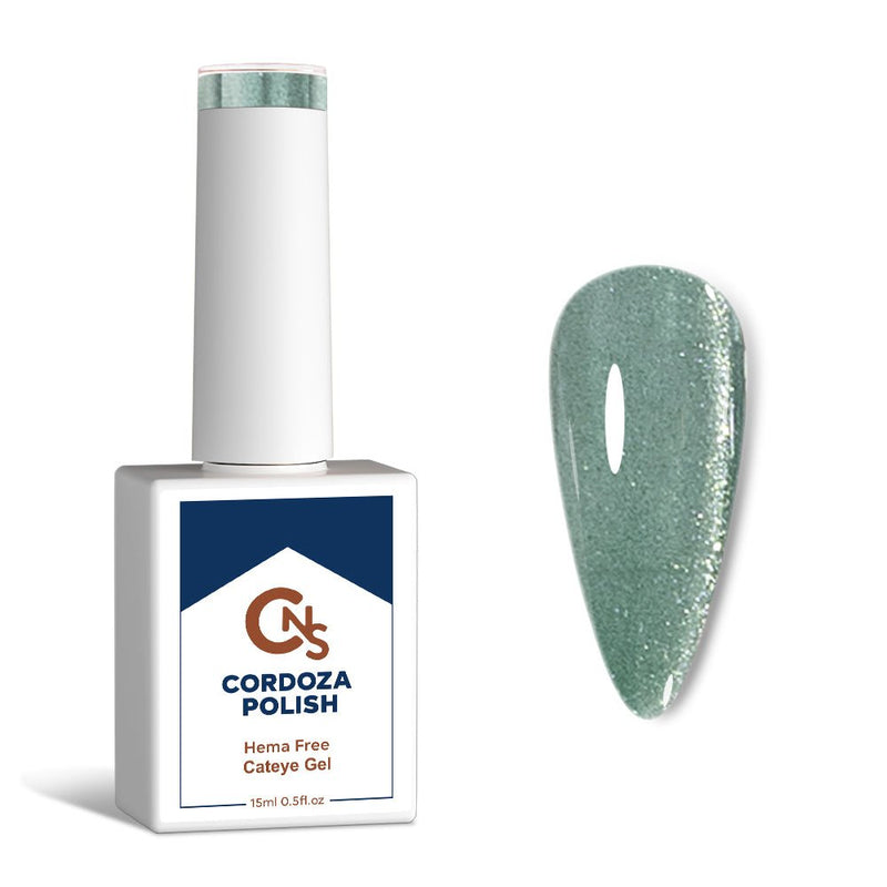 Seafoam - CNS Hema Free Cateye Gel Polish - Cordoza Nail Supply