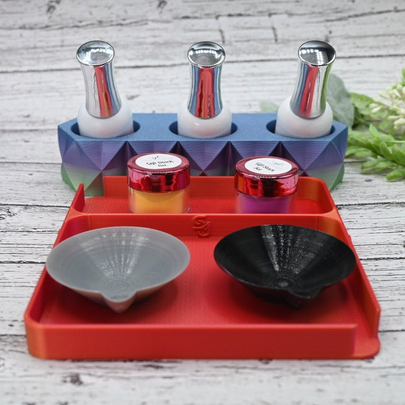 Small Divided Tray - Cordoza Nail Supply