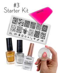 Starter Kit: Let's Stamp! Bundle - Cordoza Nail Supply
