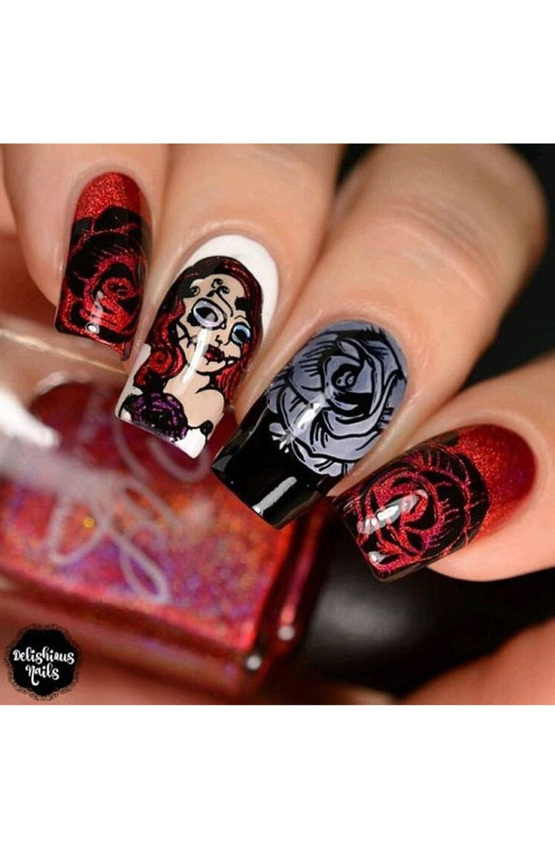 Sugar Skulls-01 - Cordoza Nail Supply