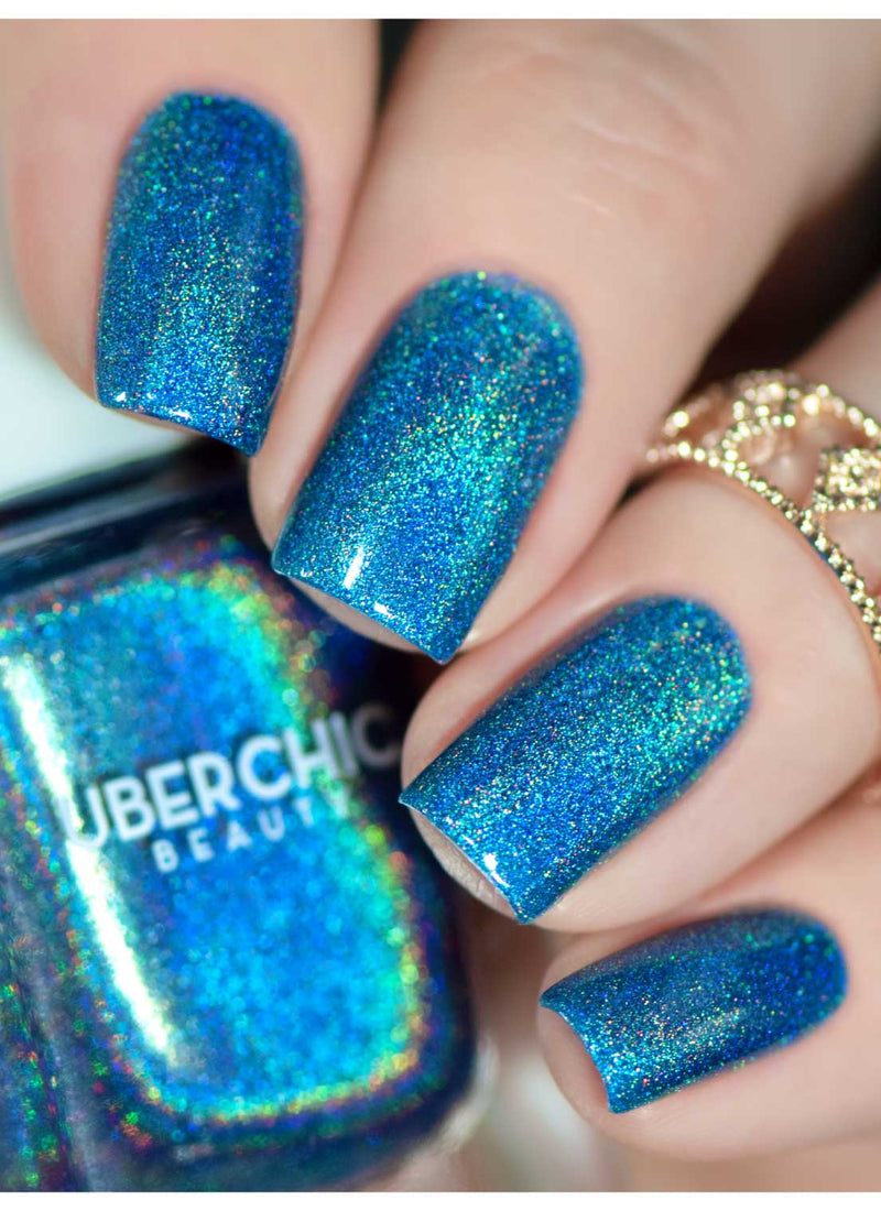 Teal We Meet Again - Holographic Polish - Cordoza Nail Supply