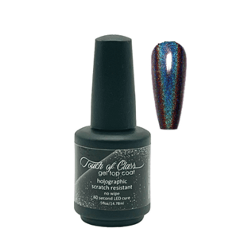 Touch of Class Holographic Top Coat - Cordoza Nail Supply