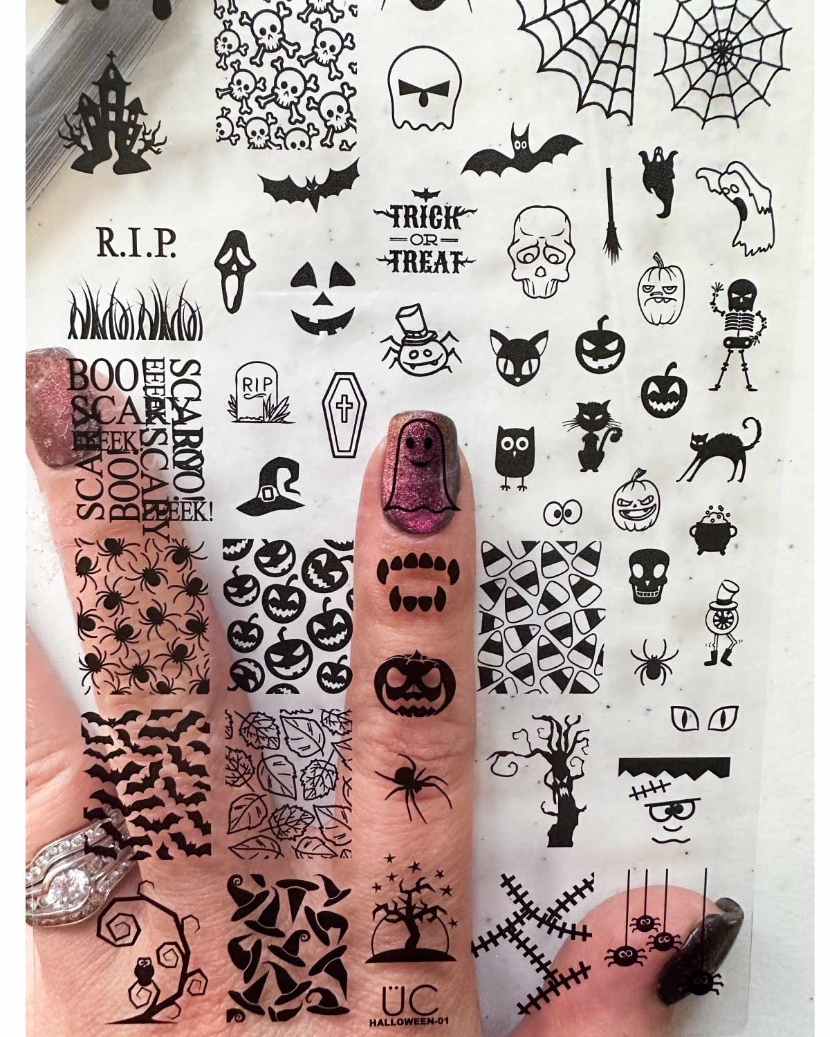 Transparent Design Guide MEGA Set: Fall & Winter Holiday - Cordoza Nail Supply