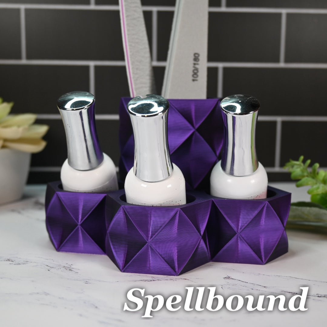 Triple Liquid Holder with Cup - Cordoza Nail Supply