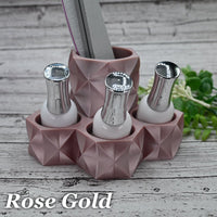 Triple Liquid Holder with Cup - Cordoza Nail Supply