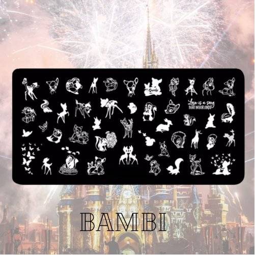 Stamp plate brand logo nail art lv stamping plate branded nail template