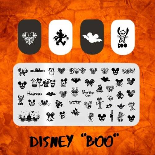 PICT YOU Nail Stamping Plate Halloween Series Image Stencil Nail