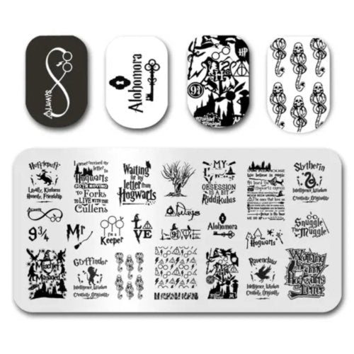 Lord of the Rings Stamping Plate – Cordoza Nail Supply